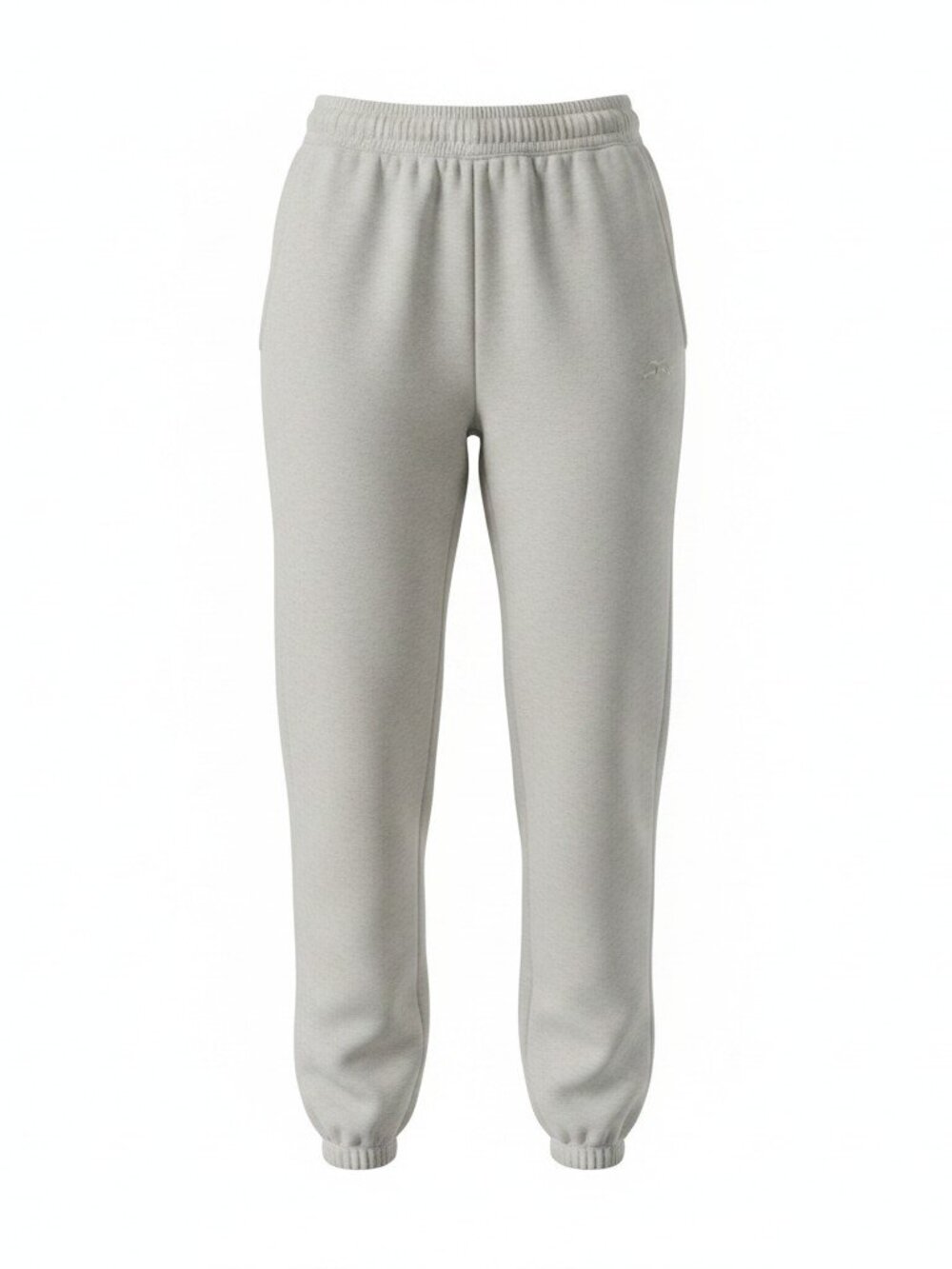 LAZYPANTS High-Rise Fleece Sweatpants Oatmeal (Size Large)